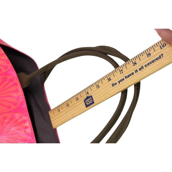 LARGE Sigrid Olsen COATED PINK COTTON BLEND SHOULDER BAG HANDBAG TOTE CARRY ON - Picture 14 of 14